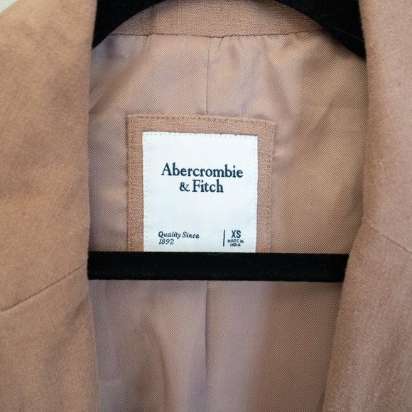 Abercrombie & Fitch Linen-Blend Blazer - Picture 3 of 3